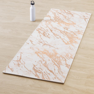 Rose Gold Marble Yoga Mat