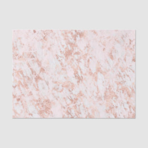 Rose Gold Marbled Elegant Modern Wedding Tissue Paper