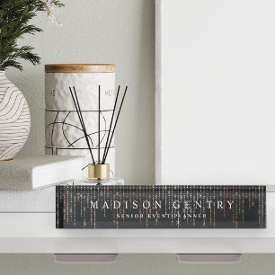 Rose Gold Marquee Nameplate