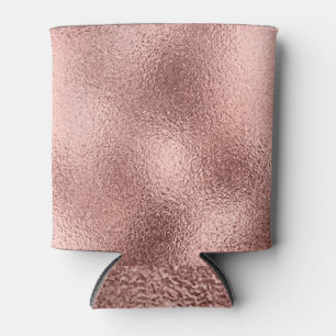 Rose Gold Metallic: Vintage Shine. Can Cooler
