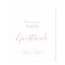 Rose Gold Minimalist Wedding Photo Guestbook Sign