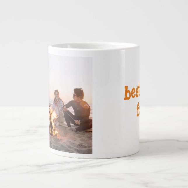 Rose Gold Modern Stylish Photo Mug  (Front)