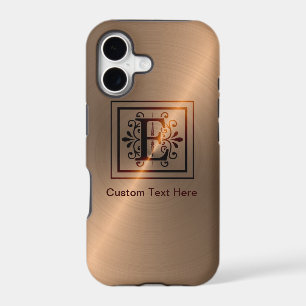 Rose Gold Monogram E