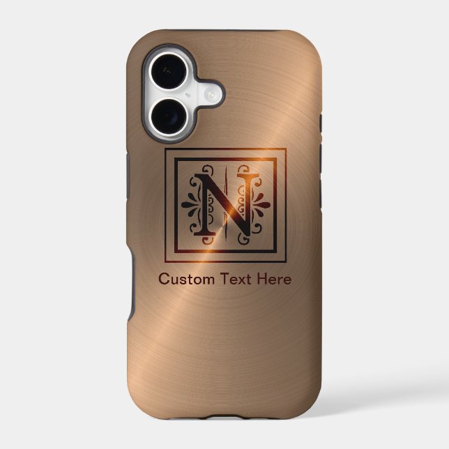 Rose Gold Monogram N (Back)