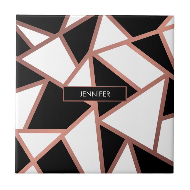 Rose Gold Mosaic Tile (Front)