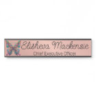 Rose Gold Office Door Sign Signs  Name Plate