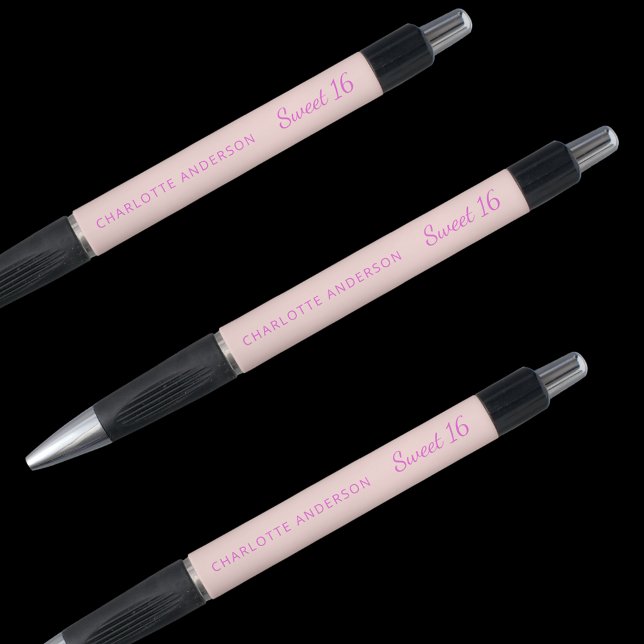 Rose gold pink name Sweet 16 (Creator Uploaded)