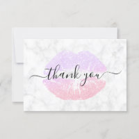 Rose gold & purple glitter lips white marble