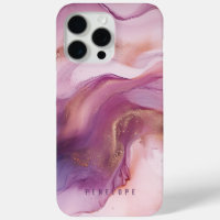 Rose gold purple marble girly IPhone case