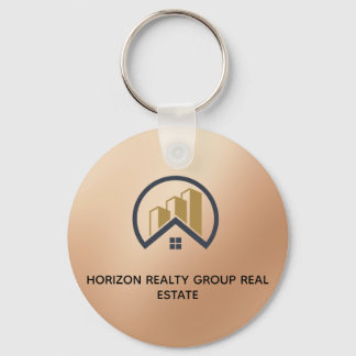 Rose Gold | Red Colour Real Estate Sign Key Ring
