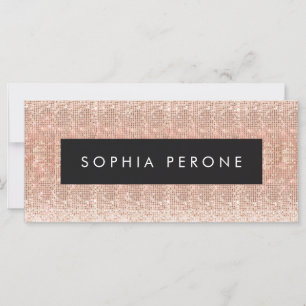 Rose Gold Salon Sequin Gift Certificate