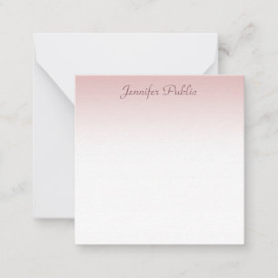 Rose Gold Script Elegant Modern Simple Template