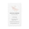 Rose Gold Signature Palm Leaf Business Card