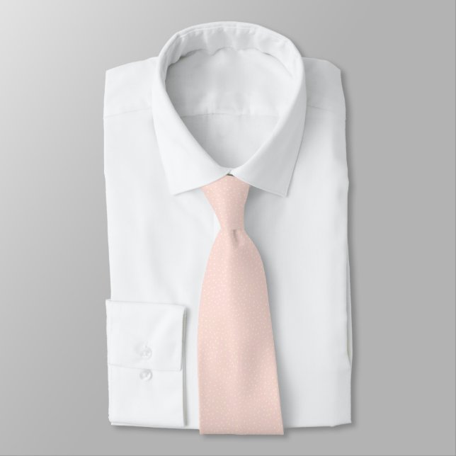 Rose Gold Speckle Tie (Tied)