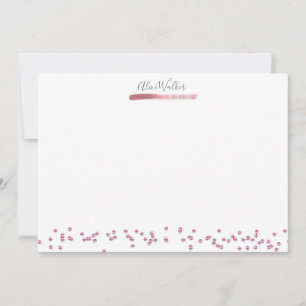 Rose Gold ⎢ Stationery Note Card