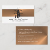 Rose Gold Strip - Black Cockroach - Pest Control