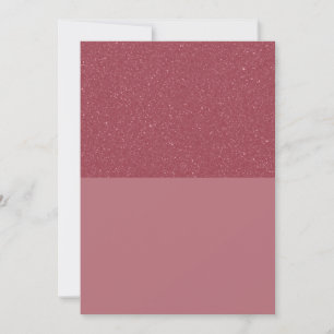 Rose Gold Top Glitter Invitation (Customizable)