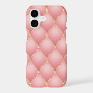 Rose Gold Tufted iPhone Case