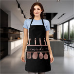 Rose Gold Utensils Personal Chef Cooking Baking<br><div class="desc">This design may be personalised in the area provided by changing the photo and/or text. Or it can be customised by choosing the click to customise further option and delete or change the colour of the background, add text, change the text colour or style, or delete the text for an...</div>