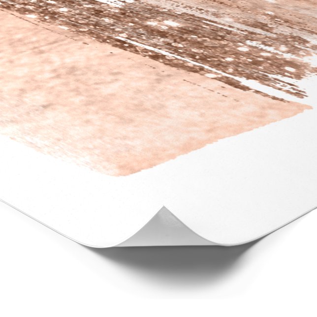 Rose gold Wall Art (Corner)