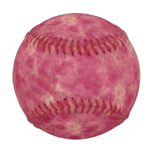 Rose Gold Watercolor Abstraction Baseball