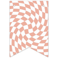 Rose Gold Wedding Collection Check Chequered