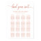 Rose Gold Wedding Seating Chart Sign Calligraphy