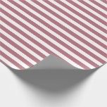 Rose Gold White Simple Horizontal Striped Wrapping Paper<br><div class="desc">Rose Gold and White Simple Horizontal Striped Wrapping Paper</div>