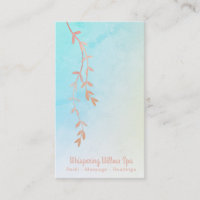 *~* Rose Gold Willow Tree Branch Pastel Rainbow