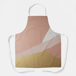 Rose Golden Hour Geometry Apron