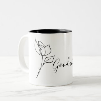 Rose "Good Vibes" Mug