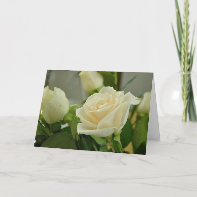 Rose Greeting/Note card (Front)