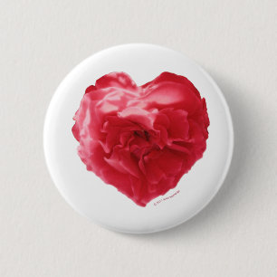 Rose Heart Red Pin