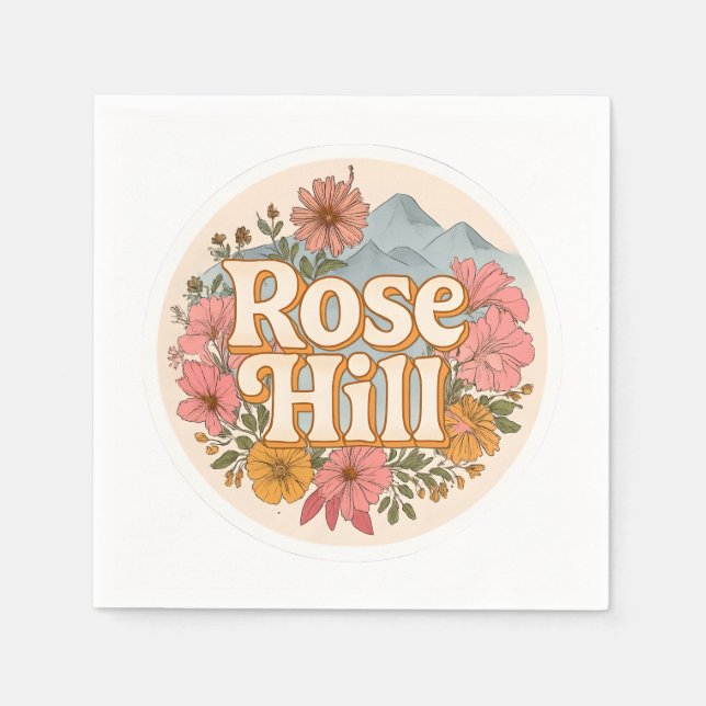 Rose Hill Napkin (Front)