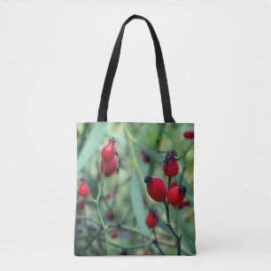 Rose hip Autumn Phtography Tote Bag