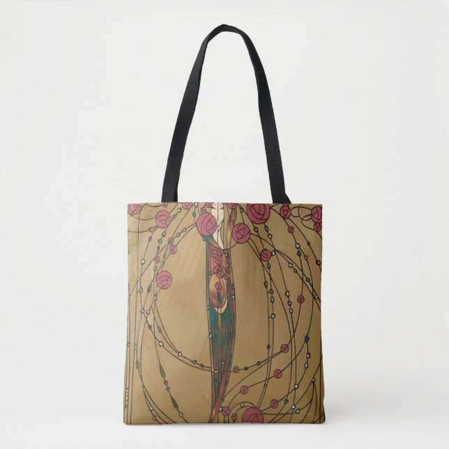 Rose House by Margaret MacDonald MacKintosh Tote Bag (Front)