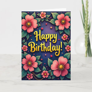 Rose Hues Birthday Card