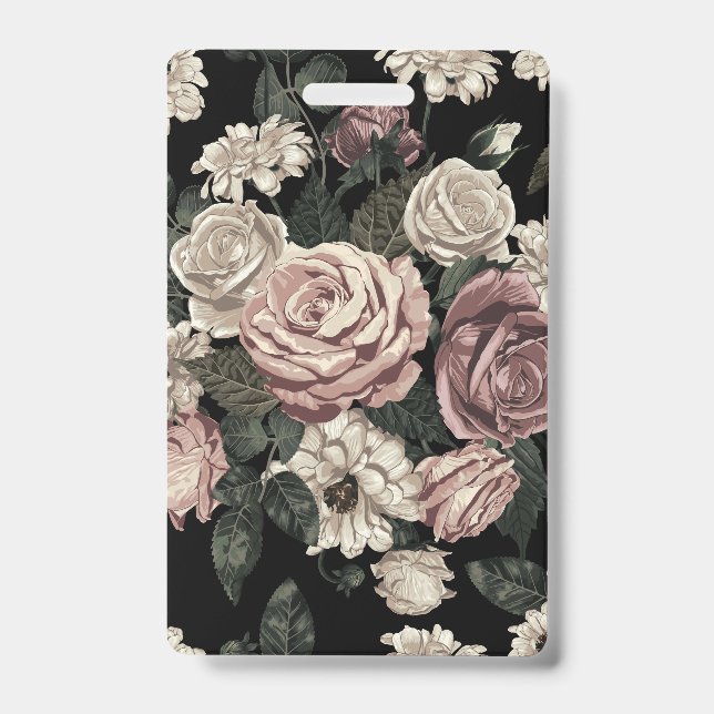 rose ID badge (Front)