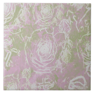 Rose imprint illusion- Blush Pink Tile