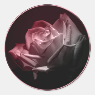 Rose In Bloom Wedding Invitation Envelope Seal