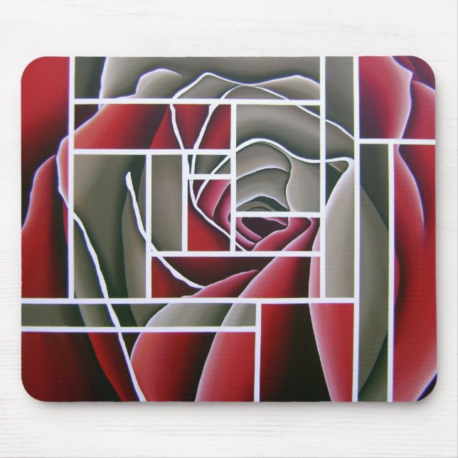 Rose in Oil by WithAnF Fine Art Mouse Pad (Front)