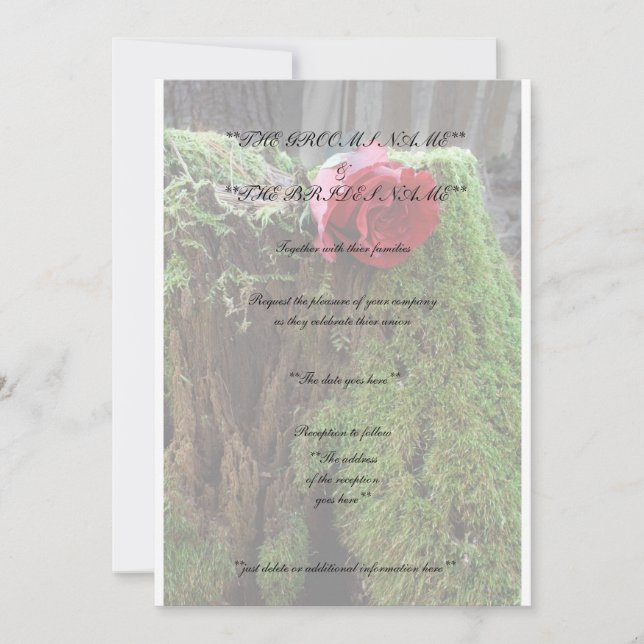 Rose Invitation (Front)