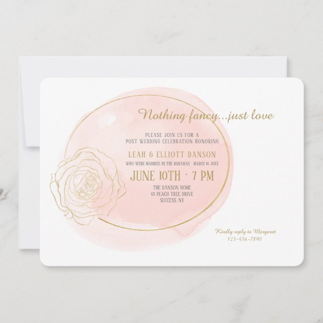 Rose  invitation (Front)