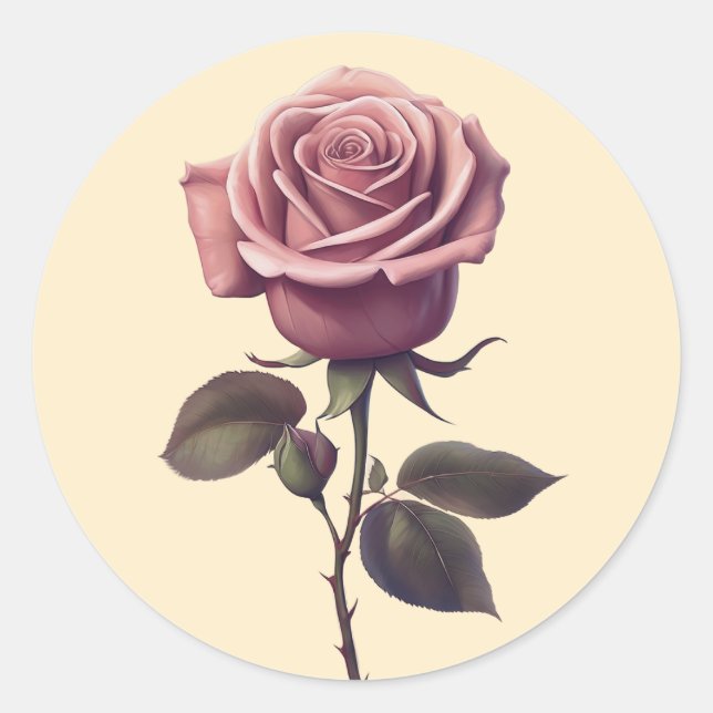 Rose invitation seals (Front)
