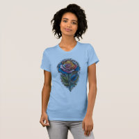 rose is made up of intricate patterns and designs