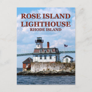 Rose Island Lighthouse, Rhode Island Postcard