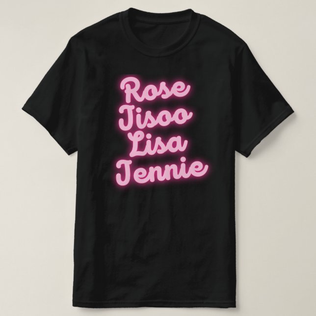 Rose Jisoo Lisa Jennie Mem's T-Shirt (Design Front)