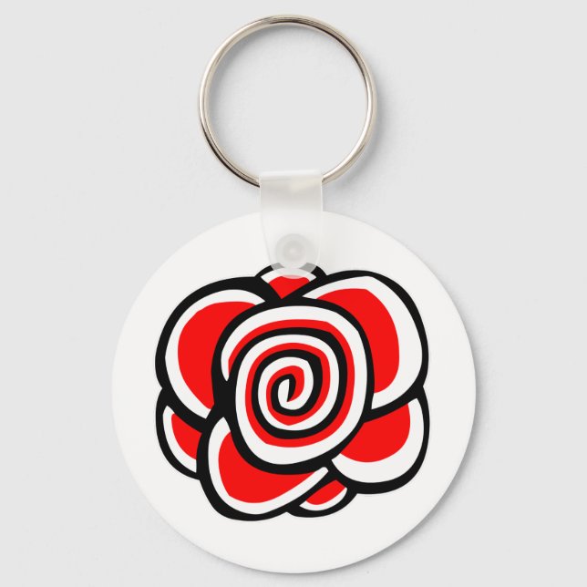 Rose Key Ring (Front)