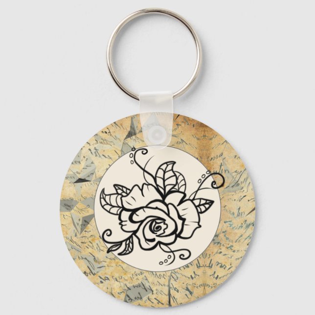 Rose Key Ring (Front)