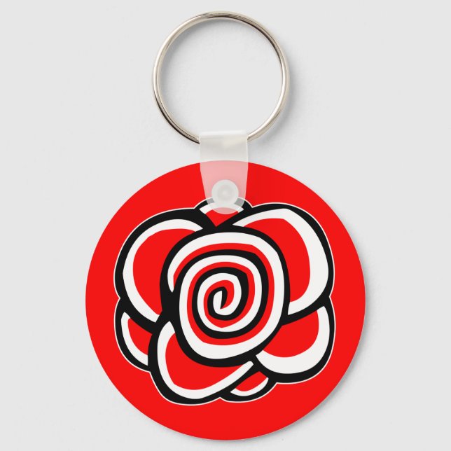 Rose Key Ring (Front)
